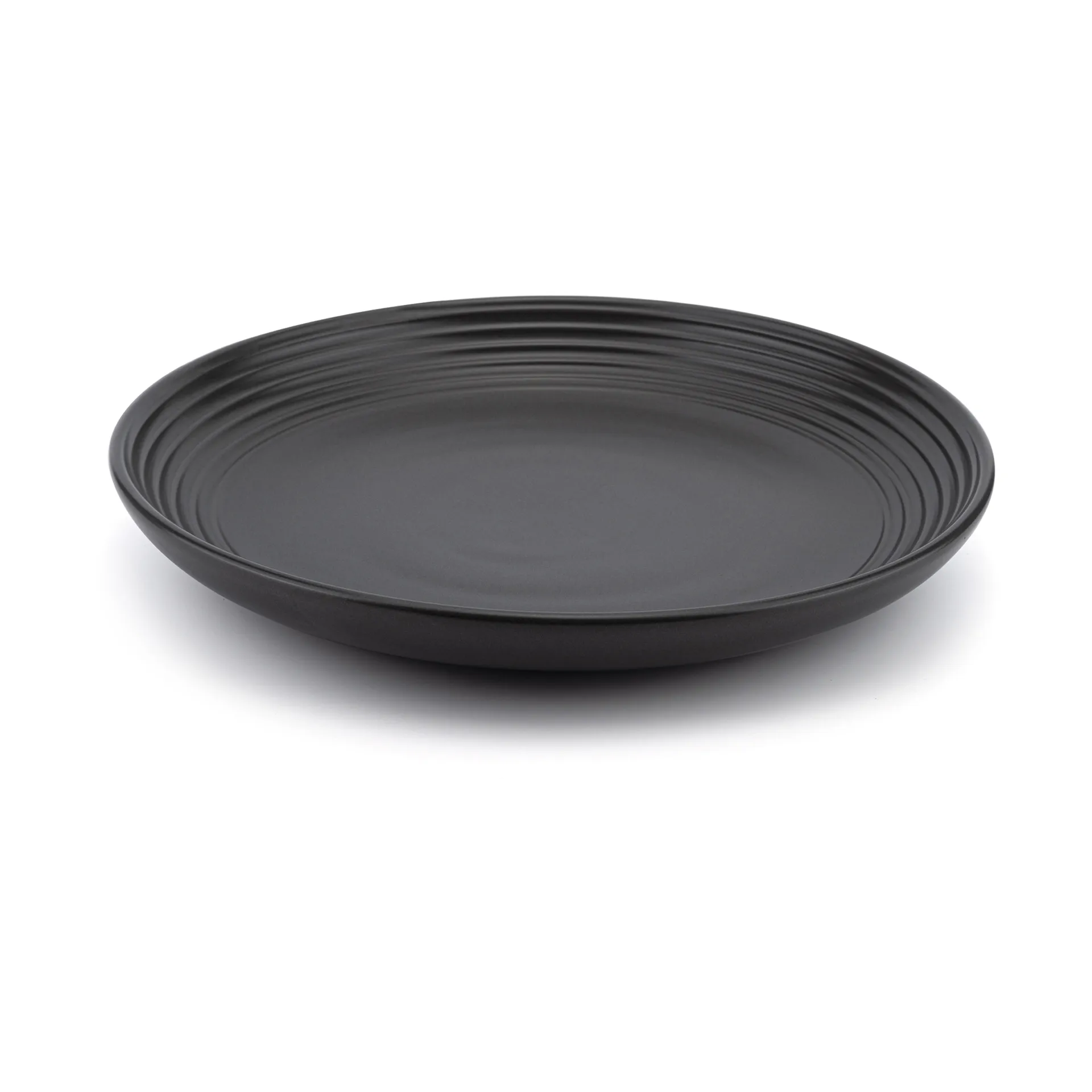 Gastro prato Ø25 cm - 4 un., Branco-cinza areia-antracite preto Vargen & Thor