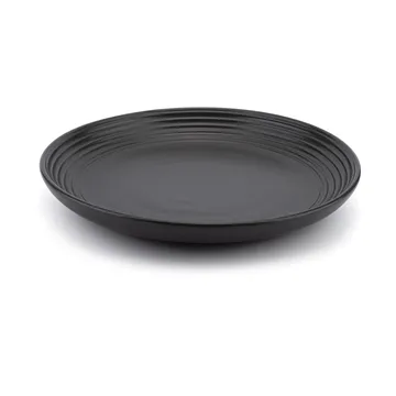 Gastro prato Ø25 cm - 4 un. - Branco-cinza areia-antracite preto - Vargen & Thor