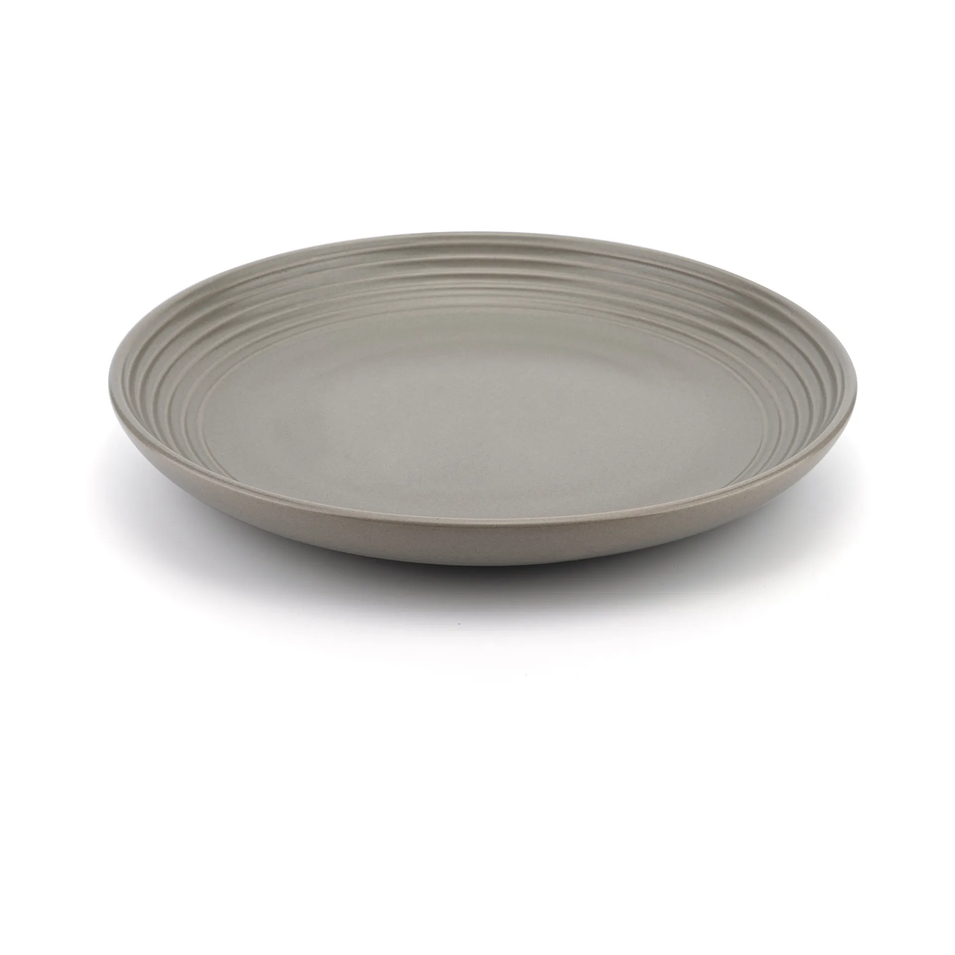 Gastro prato Ø25 cm - 4 un., Branco-cinza areia-antracite preto Vargen & Thor