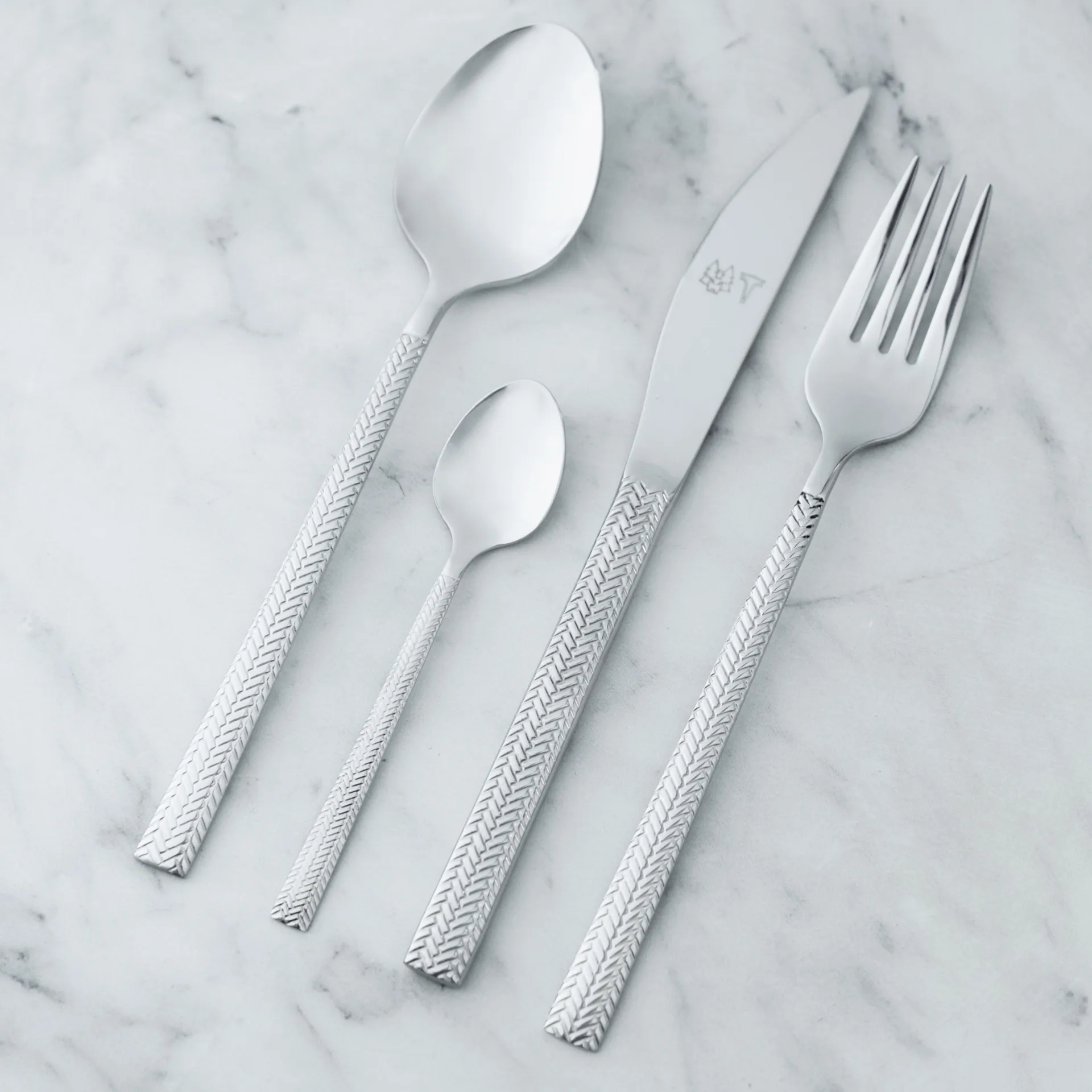 Glöd talheres 16 peças, Padrão Fishbone Vargen & Thor