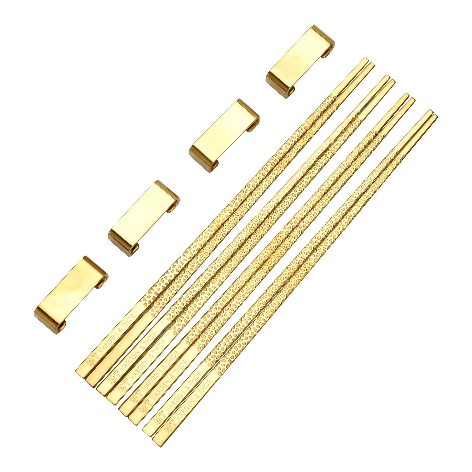 Pauzinhos Kito 4 un., latão Vargen & Thor