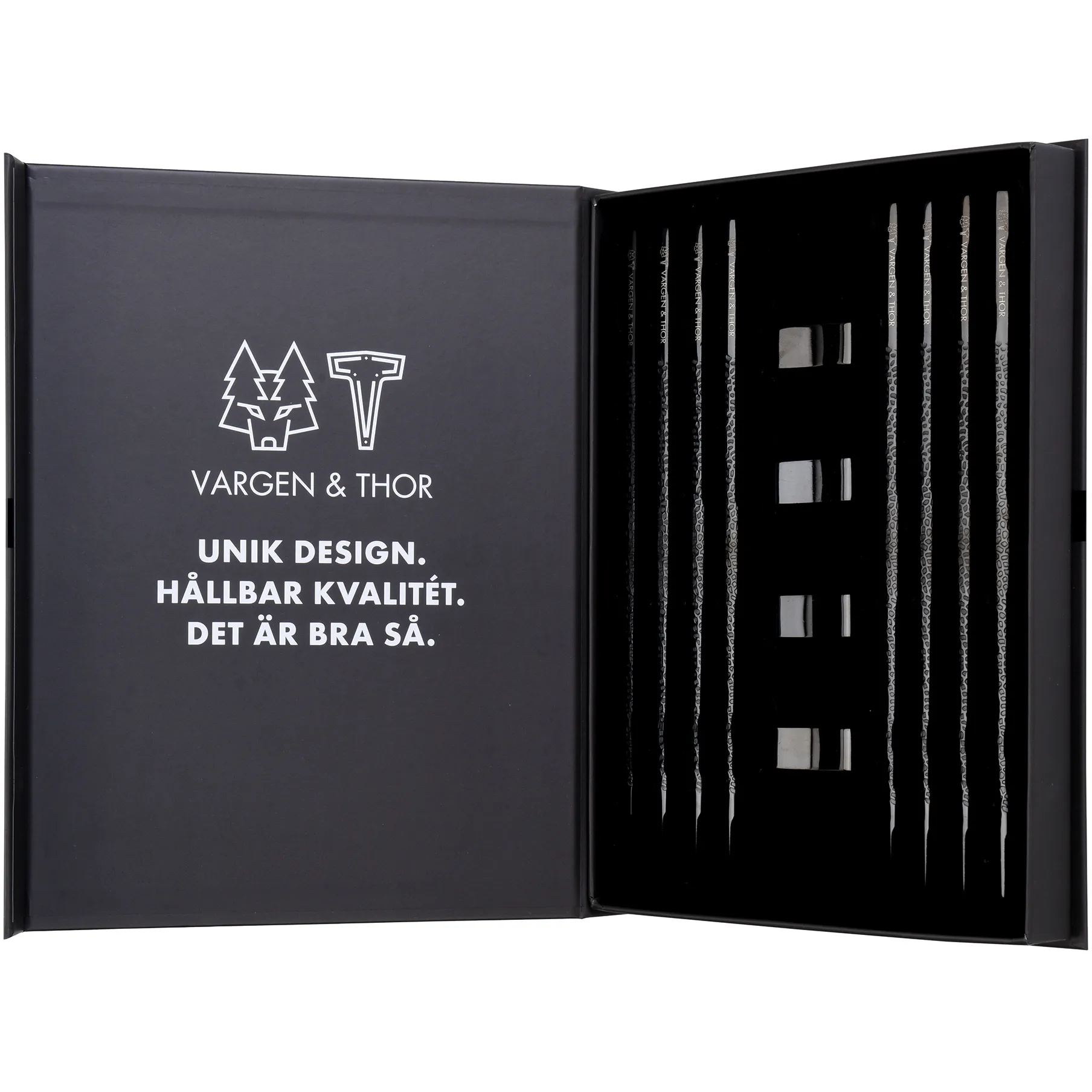 Pauzinhos Kito 4 un., Preto Vargen & Thor