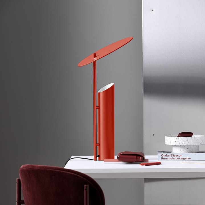 Candeeiro de mesa Reflect, vermelho Verpan