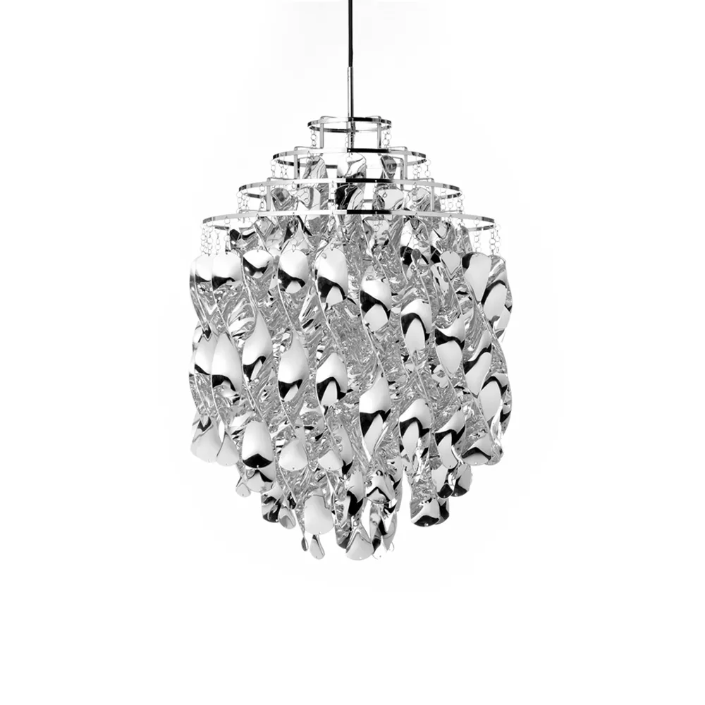 Candeeiro suspenso Spiral SP01, Prata Verpan