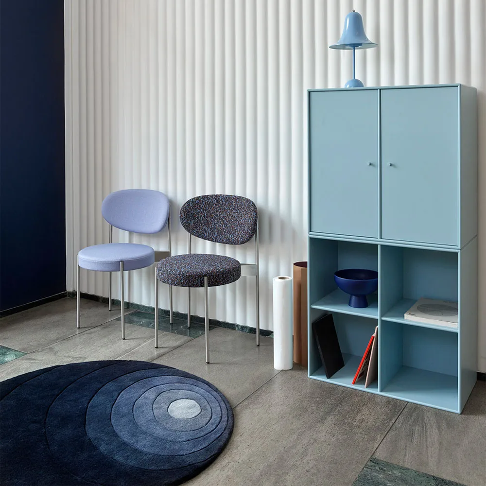 Tapete redondo Luna, areia escura, 120 cm Verpan