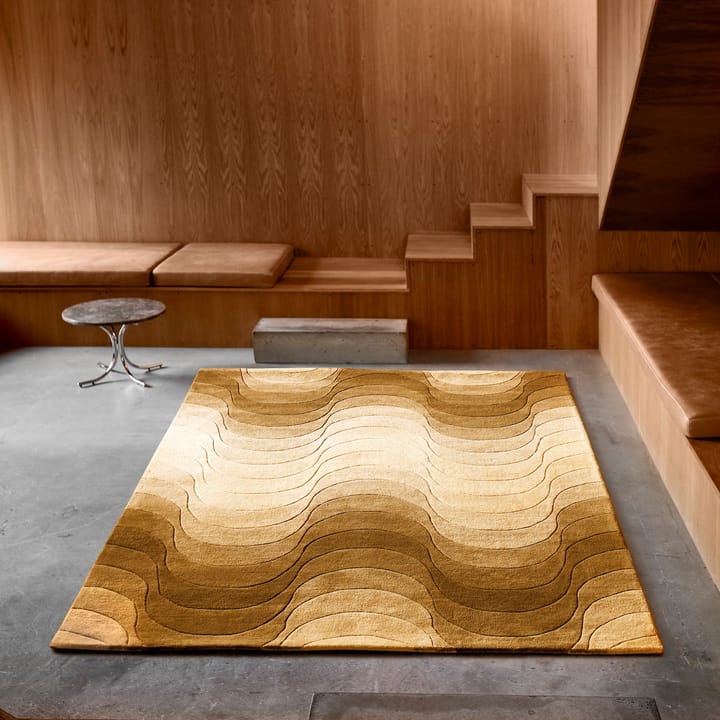 Tapete Wave 170x240 cm, Amarelo Verpan