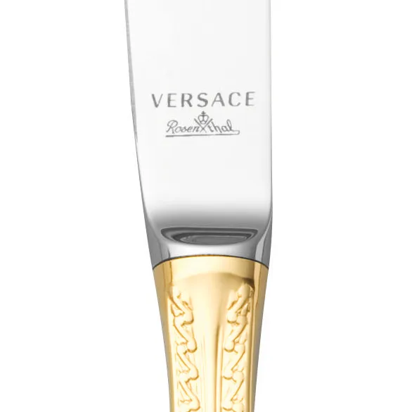 Faca banhada a ouro Versace Medusa, 22,5 cm Versace