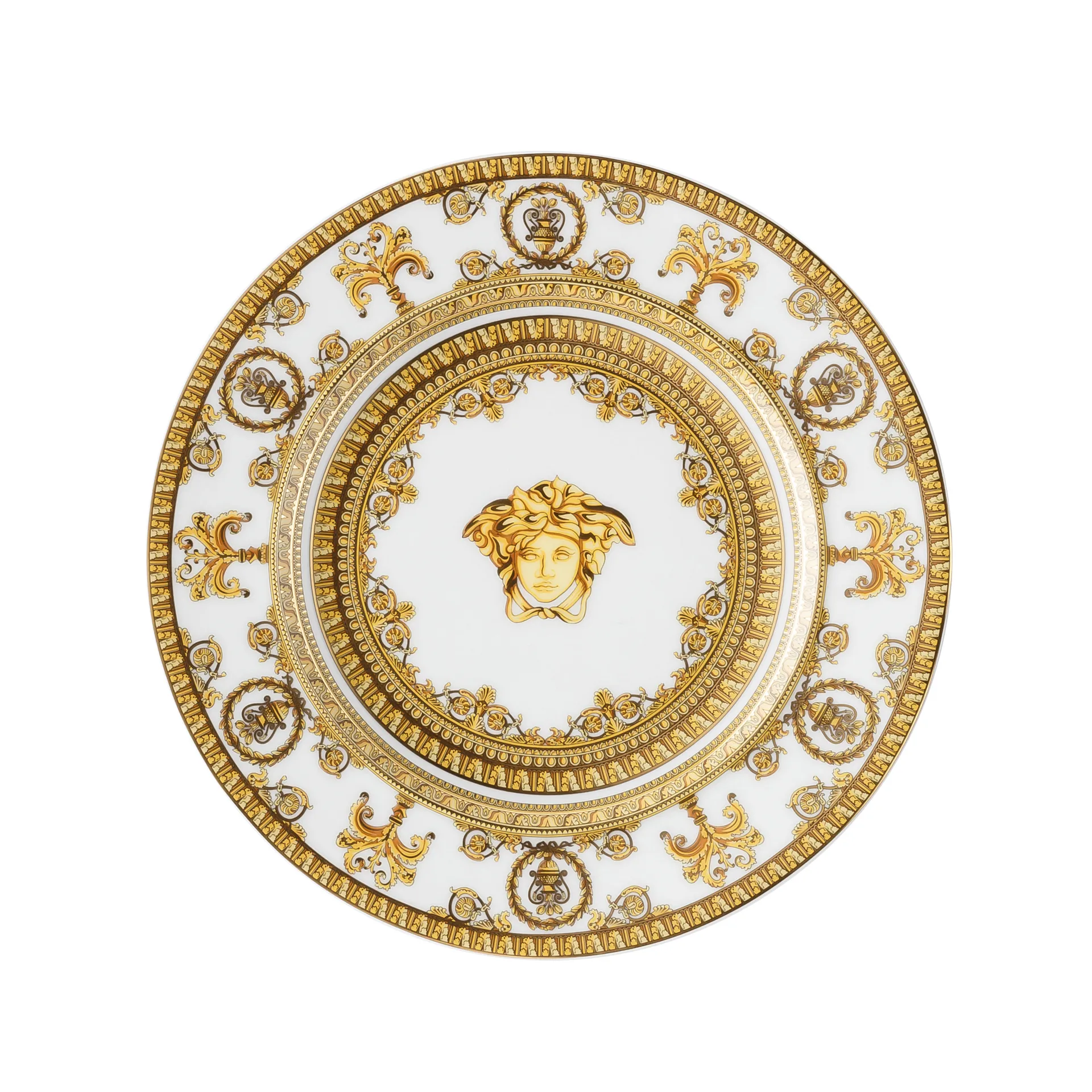 Prato pequeno Versace I love Baroque, Bianco Versace