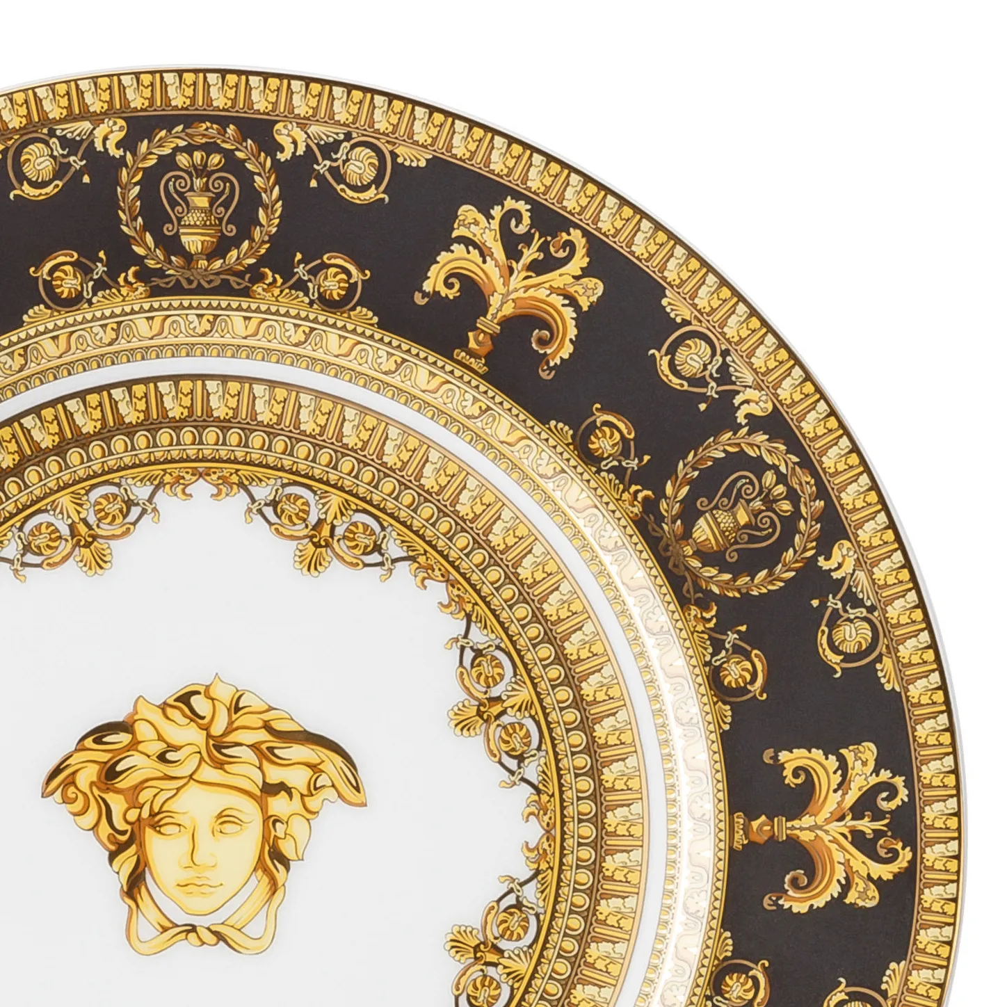 Prato pequeno Versace I love Baroque, Nero Versace