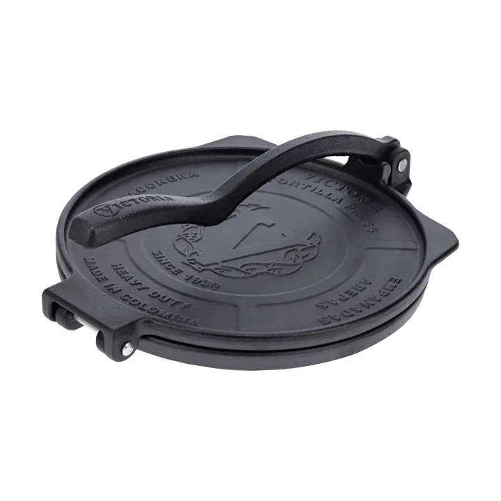 Heavy Duty prensa de tortillas Ø25 cm - Preto, ferro fundido - Victoria