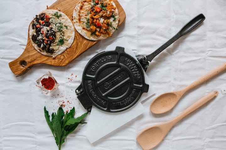 Prensa de tortilla ferro fundido 20 cm, Preto Victoria