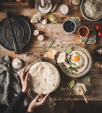 Prensa de tortillas Heavy Duty Ø25 cm - Preto - Victoria
