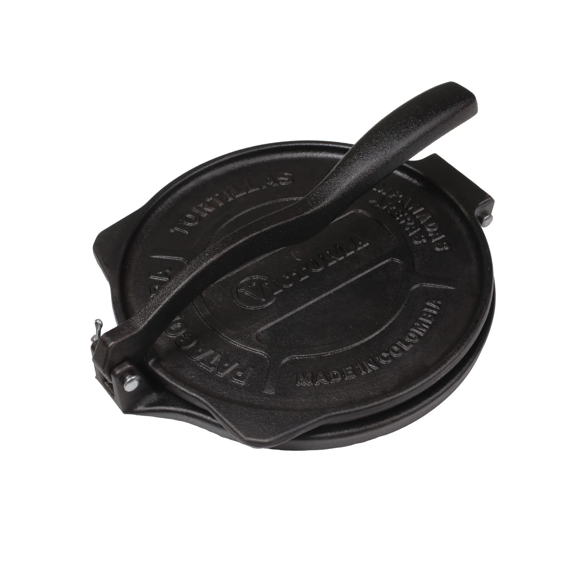Prensa de tortillas Heavy Duty ferro fundido Ø20 cm, Preto Victoria