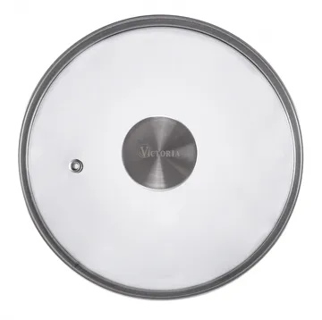 Tampa de vidro Victoria Ø16,5 cm - Prata - Victoria