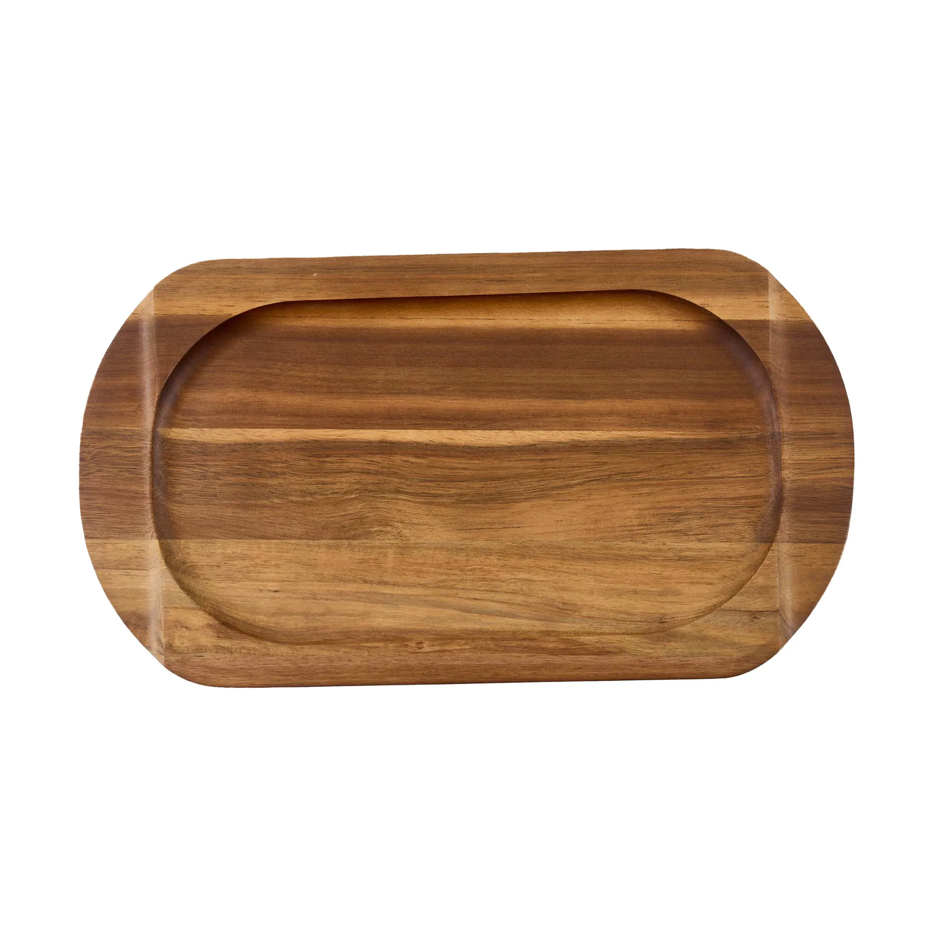 Victoria base oval para chapa de grelhar em acácia, 34,3x16,4 cm Victoria