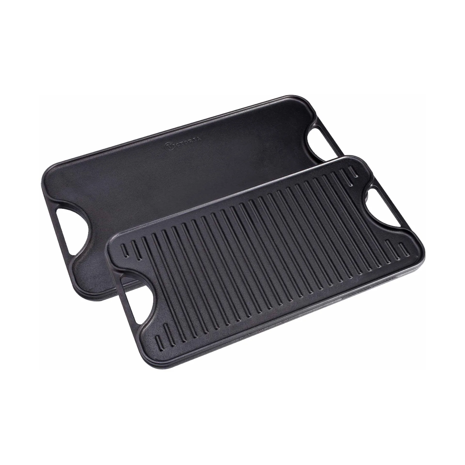 Victoria chapa de grelhar retangular esmaltada, 47,4x25,4 cm Victoria