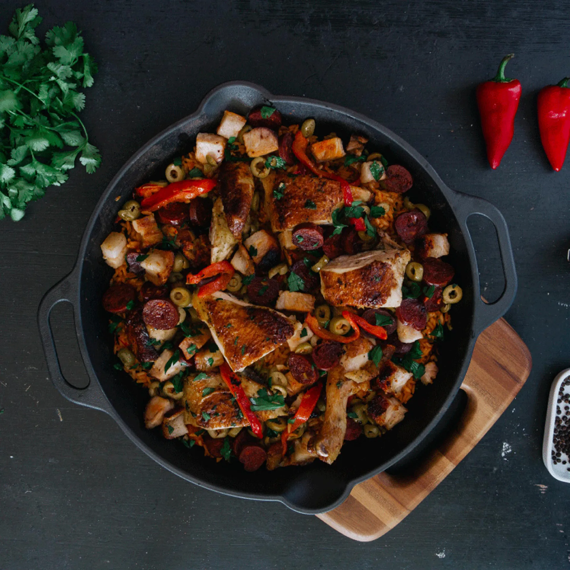 Victoria frigideira de ferro fundido, Ø33 cm Victoria