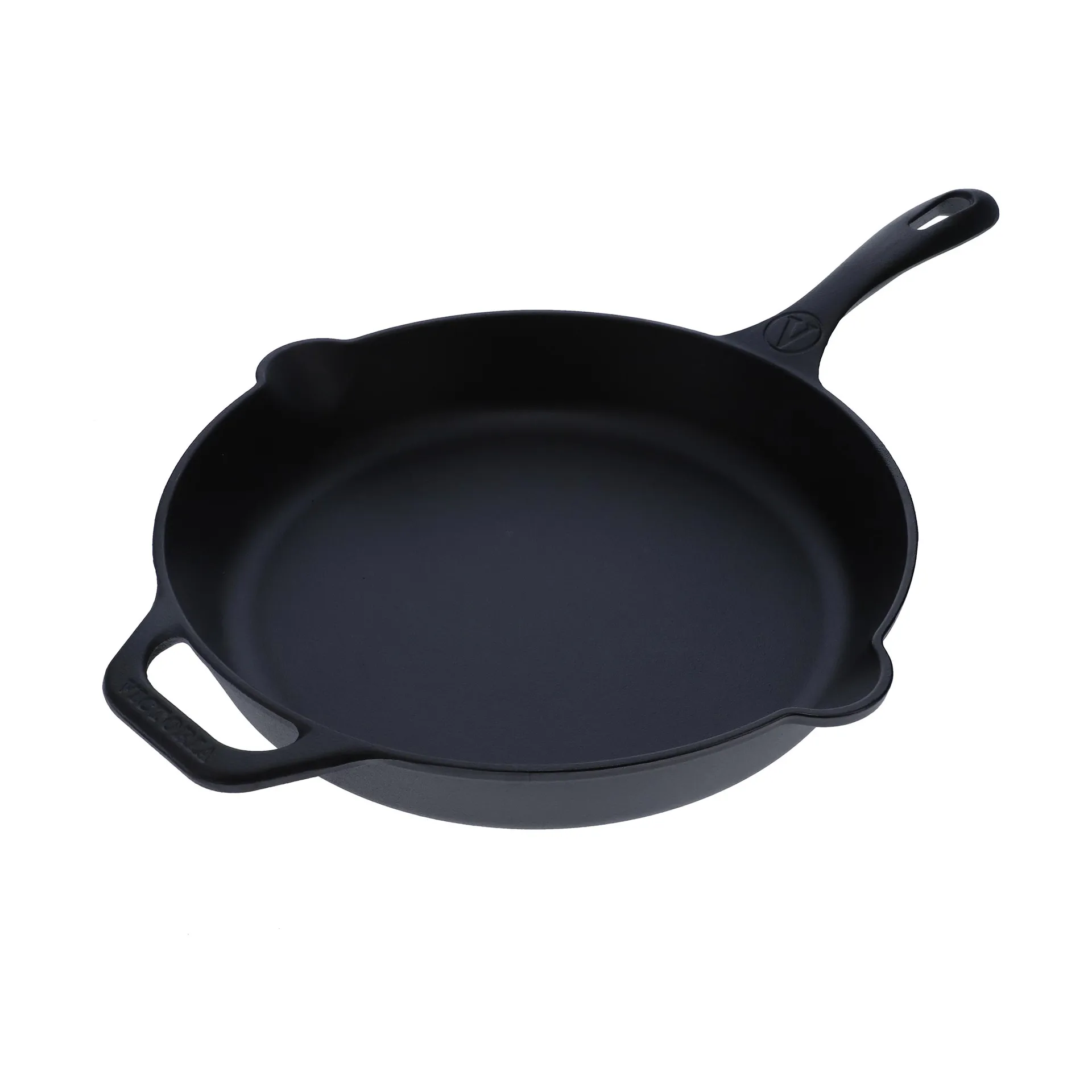 Victoria frigideira de ferro fundido pré-temperada, Ø30 cm Victoria