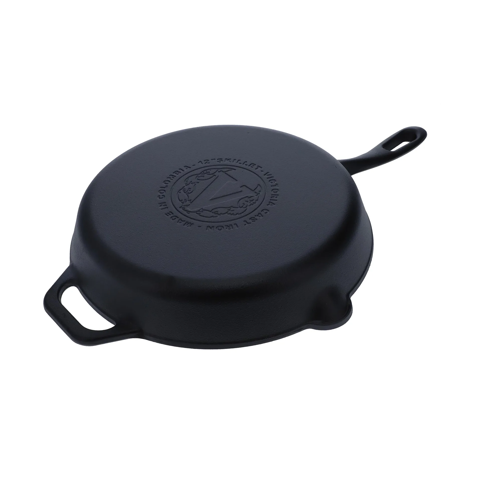 Victoria frigideira de ferro fundido pré-temperada, Ø30 cm Victoria