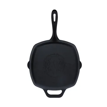 Victoria frigideira grelhadora quadrada em ferro fundido pre-seasoned - 44,1x28,4 cm - Victoria