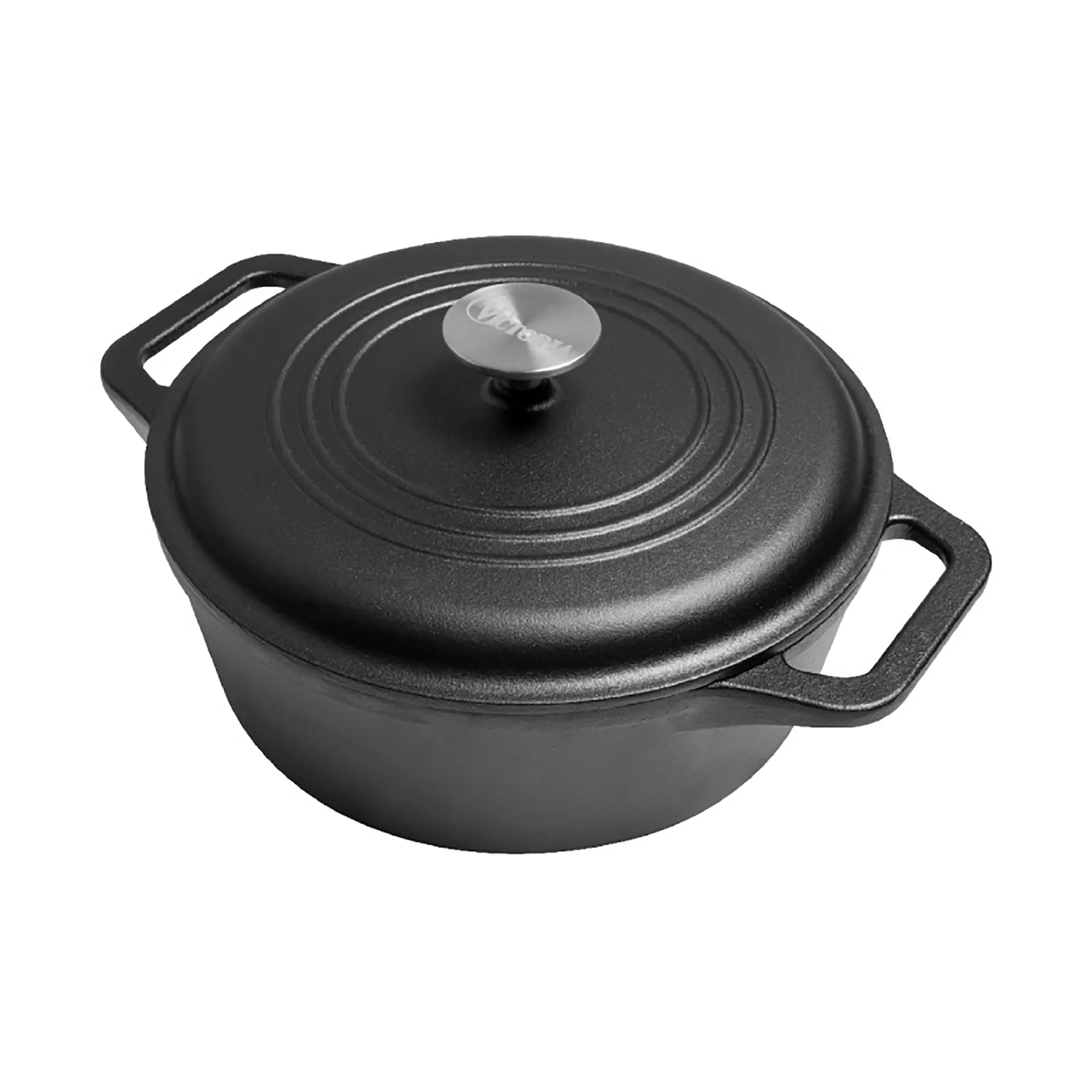 Victoria panela de ferro fundido pré-temperada, 6,6 L Victoria