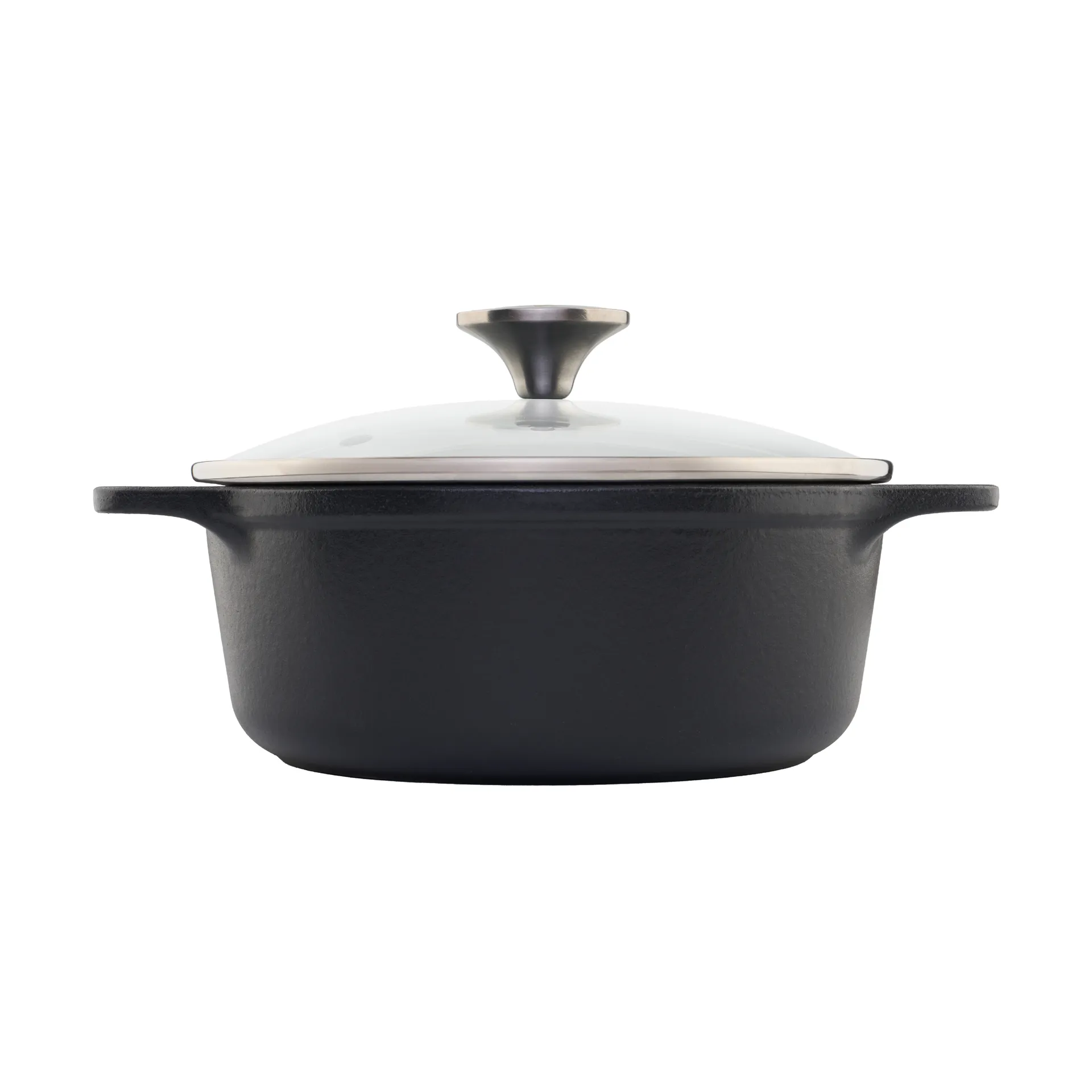 Victoria panela de ferro fundido tampa de vidro enameled, 1,9 l Victoria