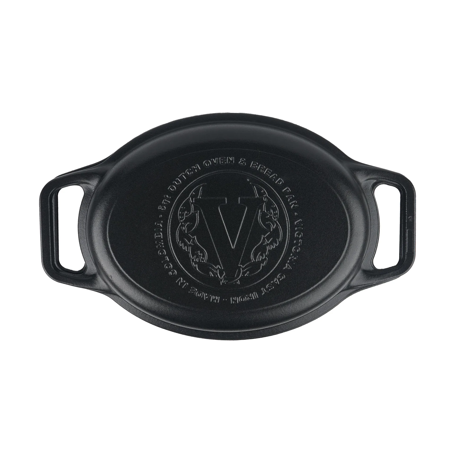 Victoria panela e forma de pão em ferro fundido enameled, 2 peças Victoria