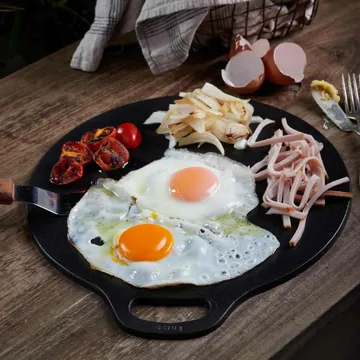 Victoria Tawa chapa de fritar em ferro fundido esmaltado - Ø38 cm - Victoria
