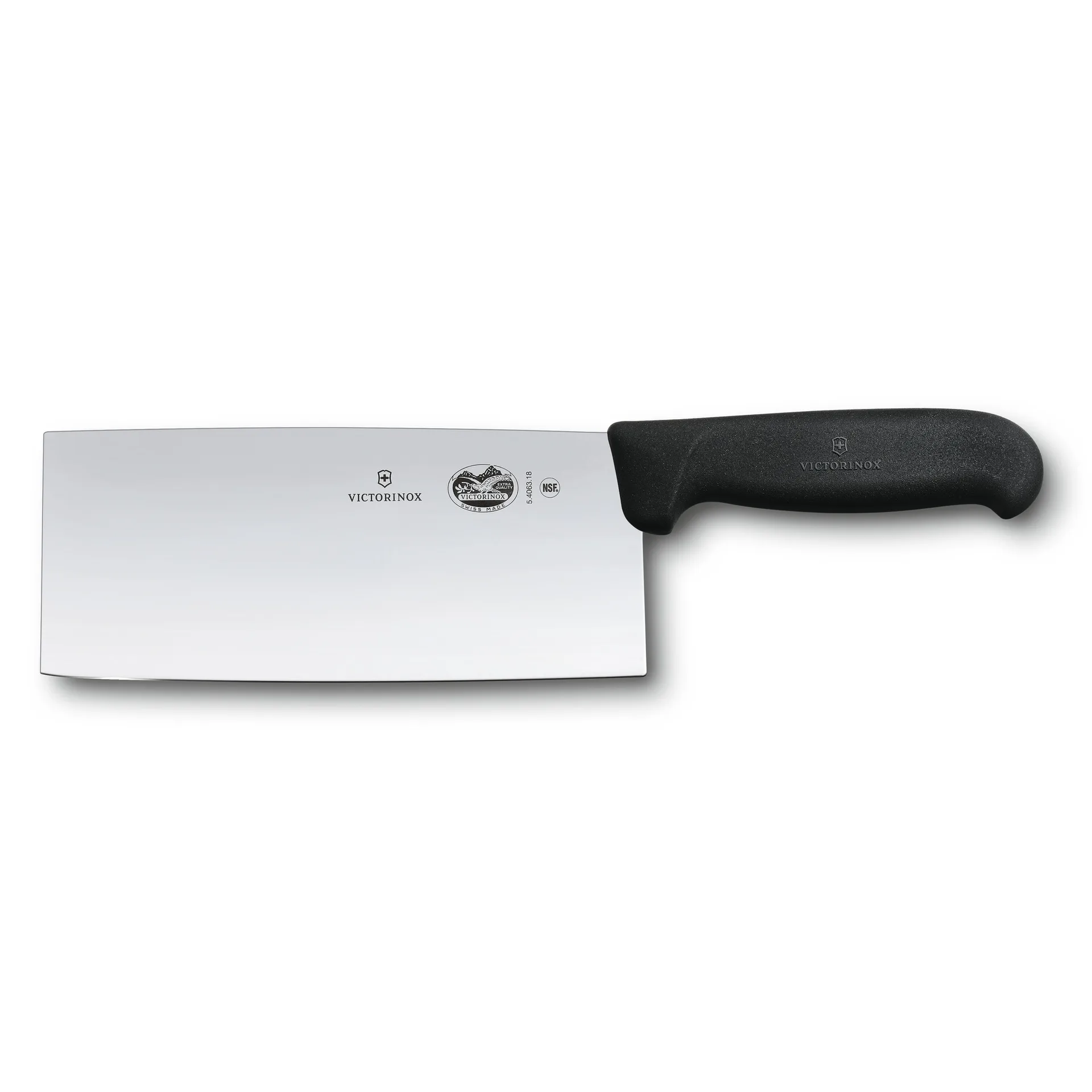 Faca Chinesa Fibrox 18 cm, Aço inoxidável Victorinox