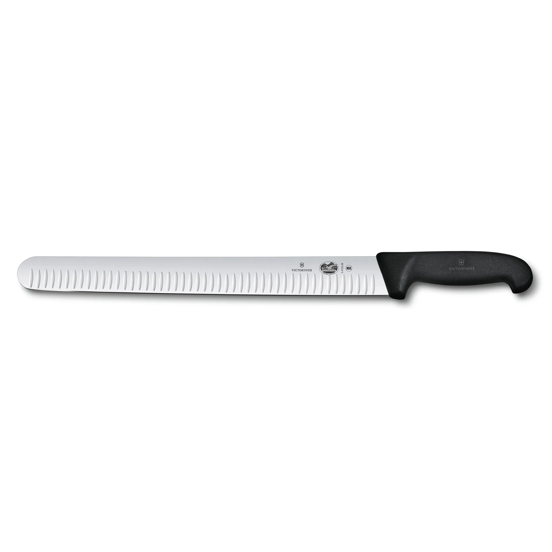 Faca de trinchar serrilhada Fibrox 36 cm, Aço inoxidável Victorinox