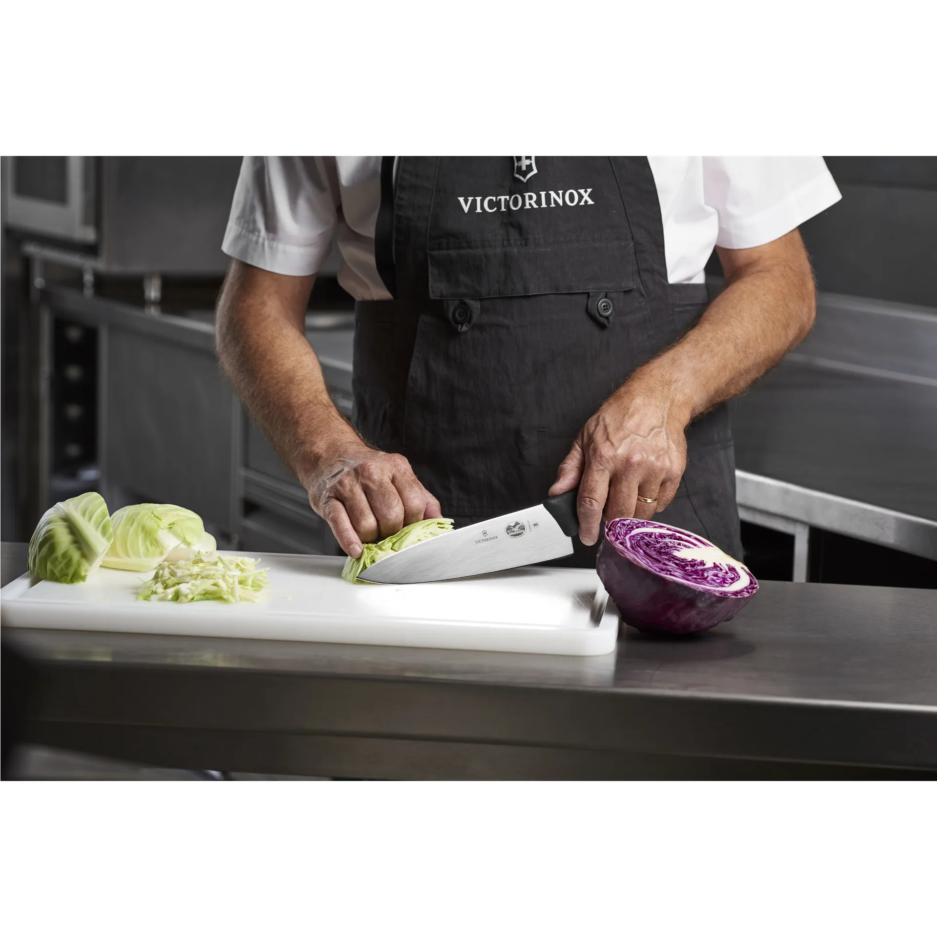 Faca Fibrox 20 cm, Aço inoxidável Victorinox