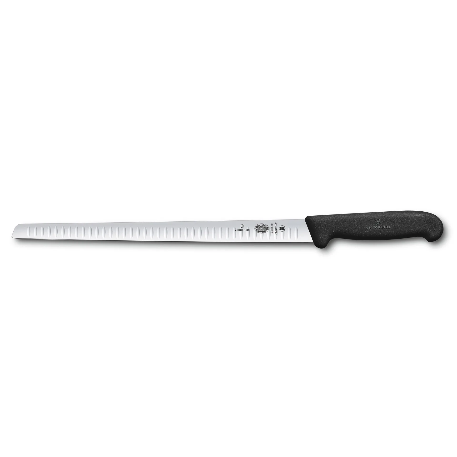 Faca para salmão serrilhada Fibrox 30 cm, Aço inoxidável Victorinox