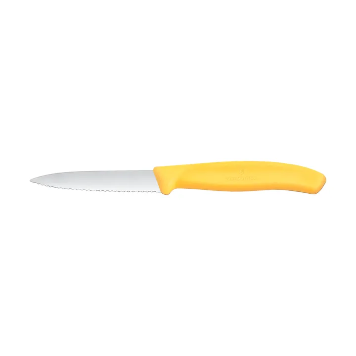 Victorinox Swiss Classic faca de descascar serrilhada 8 cm - Amarelo - Victorinox