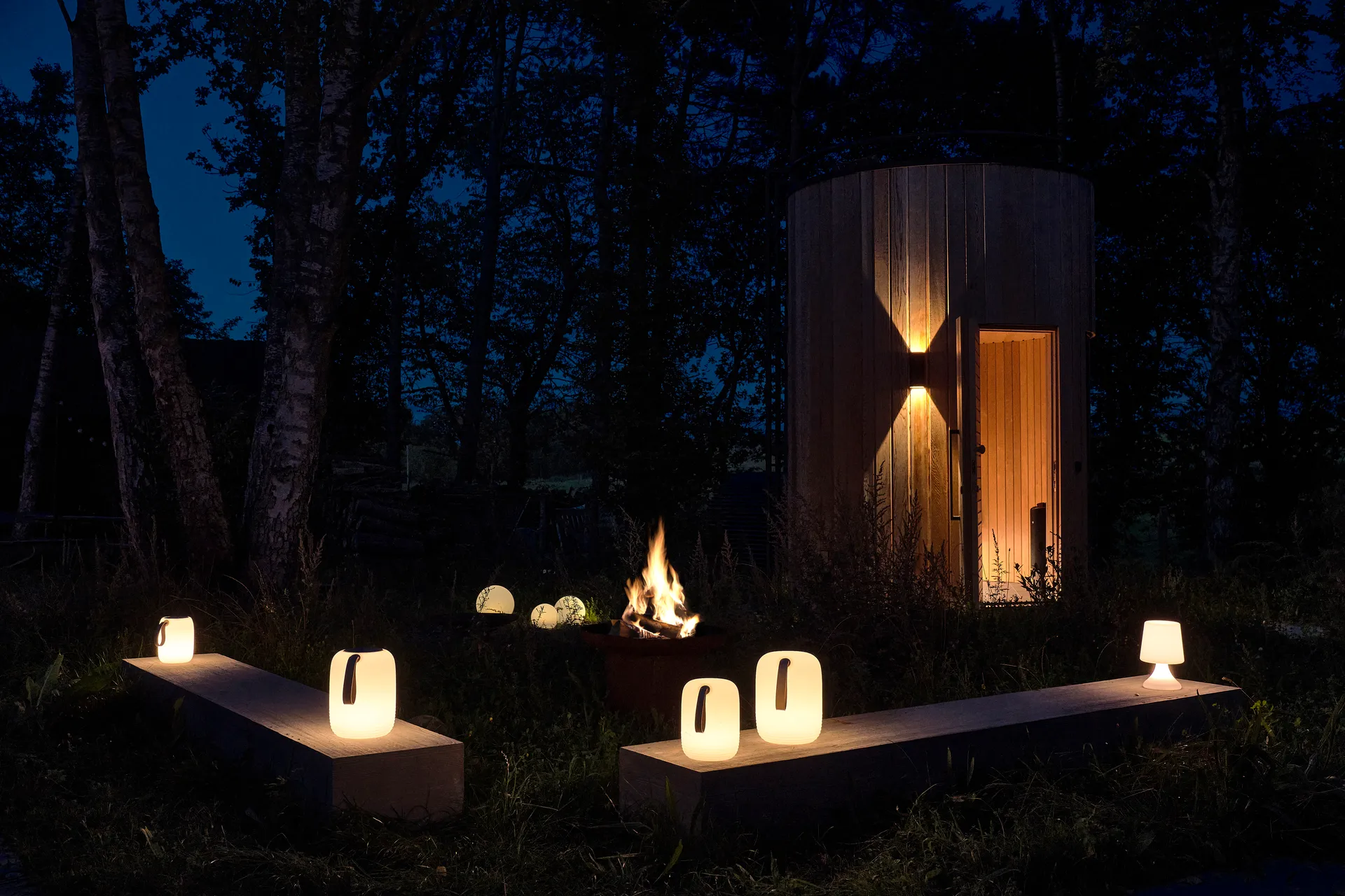 Candeeiro lounge Hav Ø17,5 cm, Branco Villa Collection