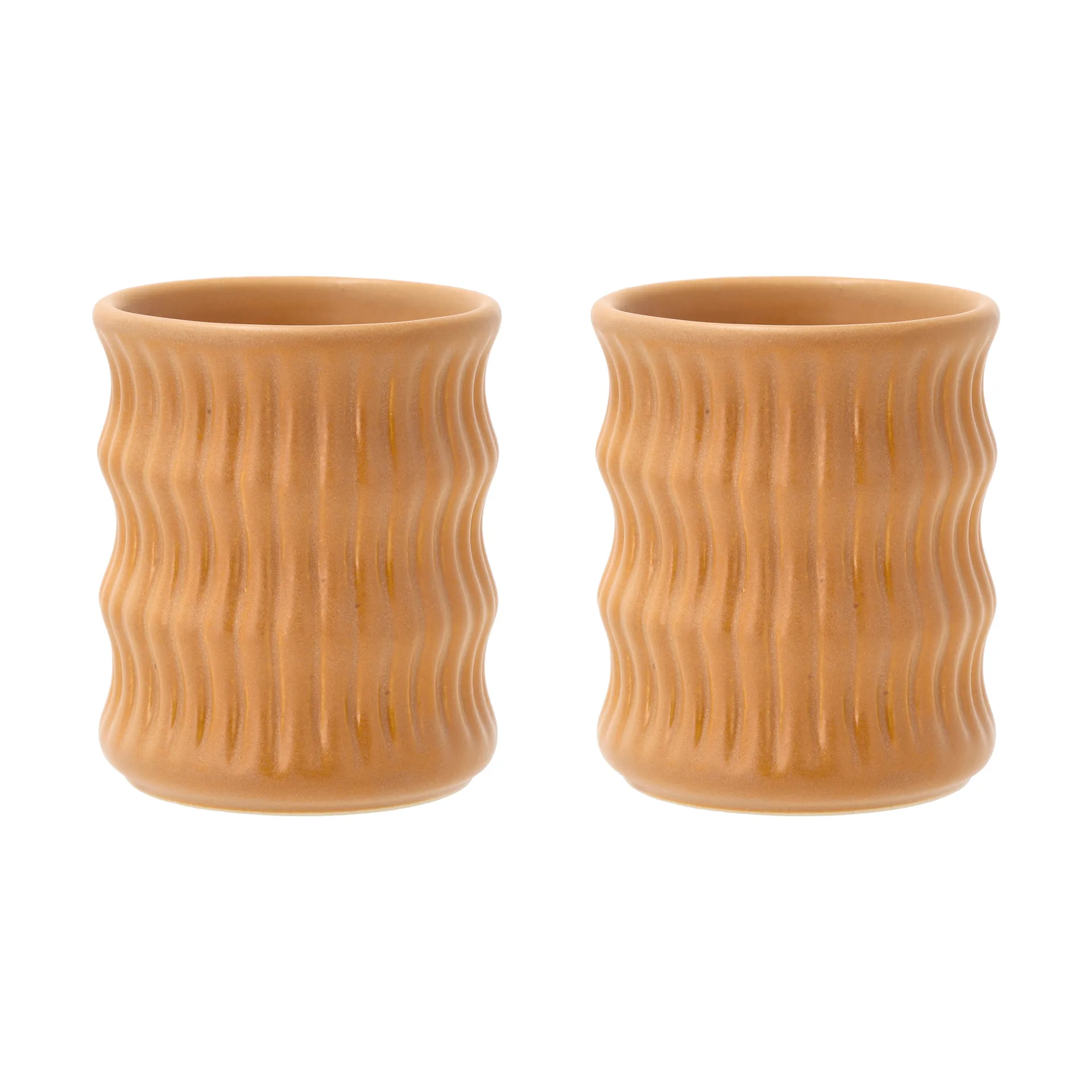 Caneca Styles ondulada 30 cl, 2 unid., Amber Villa Collection