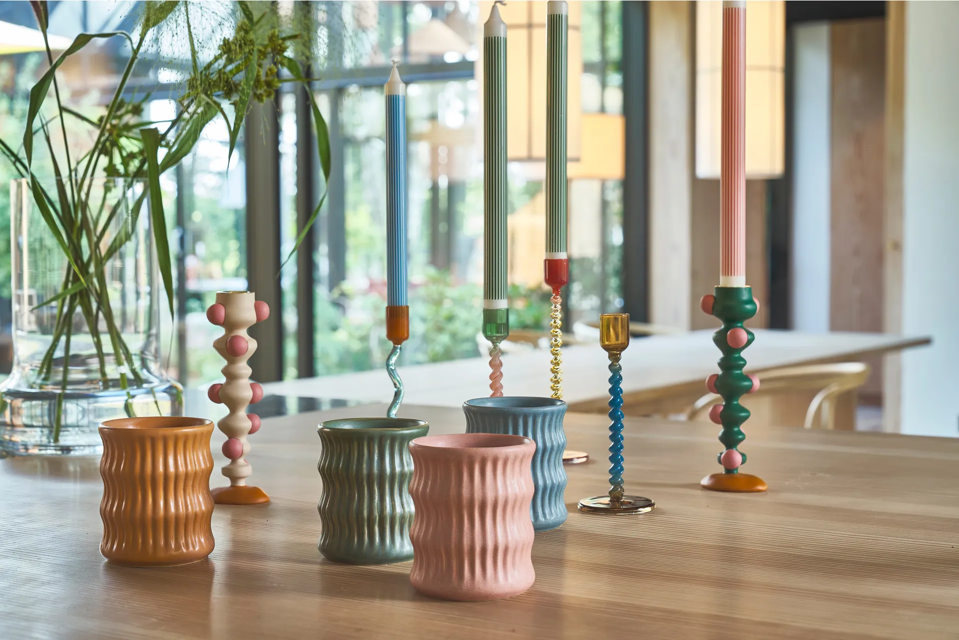 Caneca Styles ondulada 30 cl, 2 unid., Verde Villa Collection