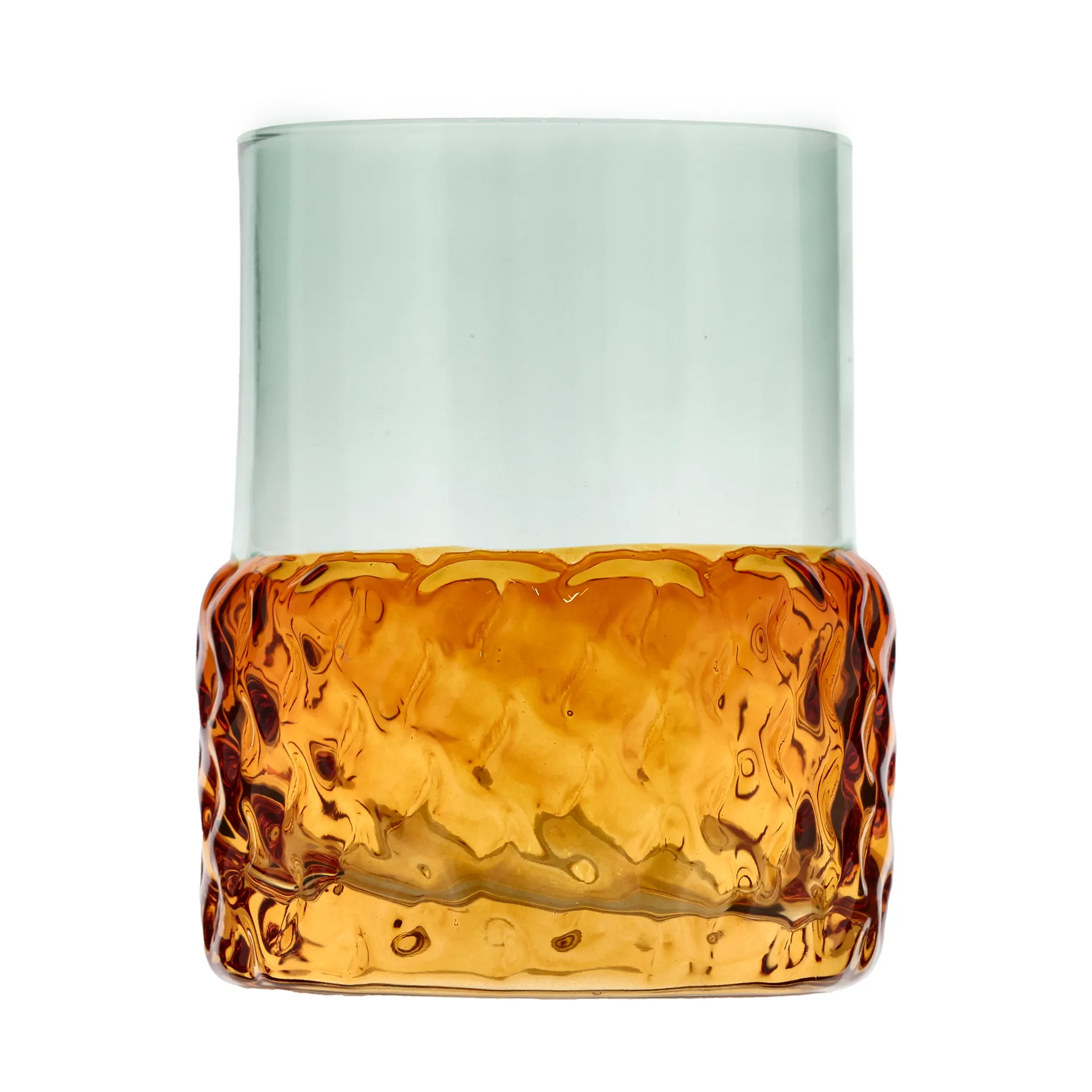 Castiçal de velas Styles Ø7,7x10 cm, Âmbar azul Villa Collection