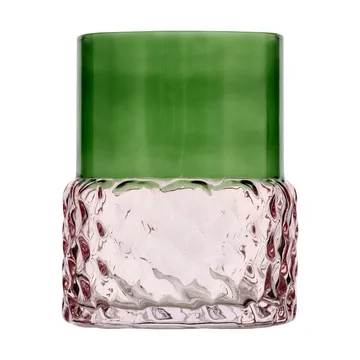 Castiçal de velas Styles Ø7,7x10 cm - Verde-rosa - Villa Collection