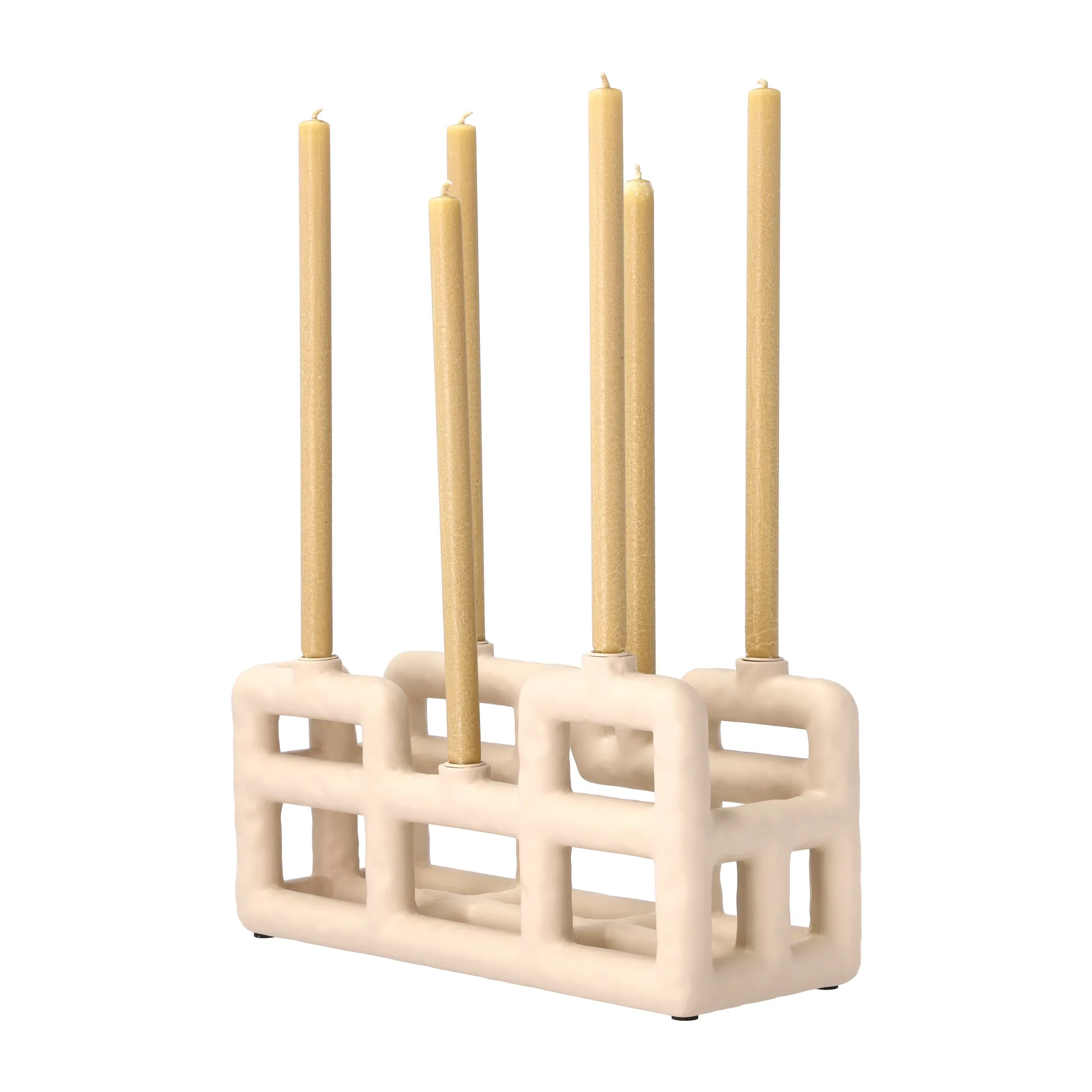 Castiçal Lyng 6 velas, Areia Villa Collection