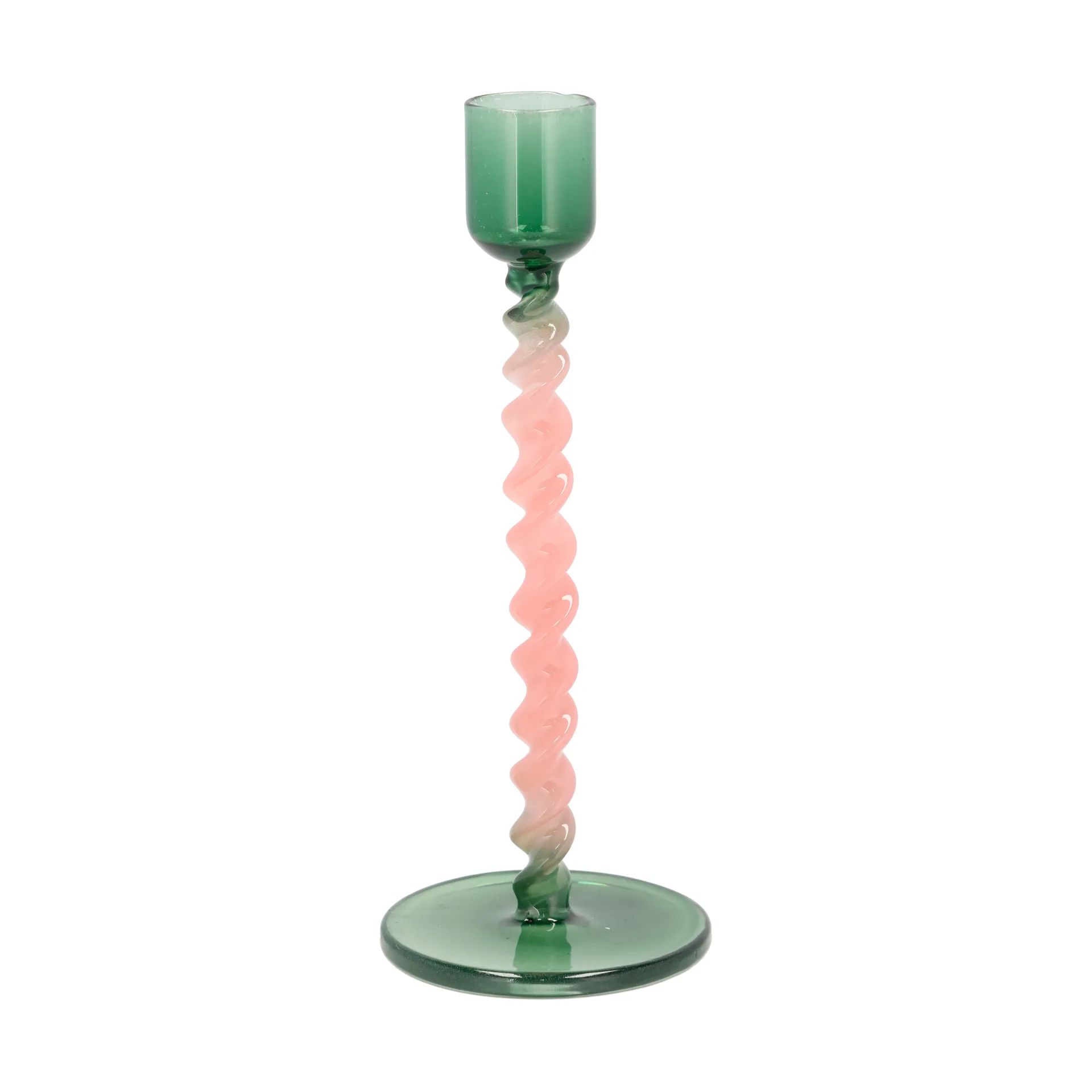 Castiçal Styles 16,3 cm, Green-pink Villa Collection