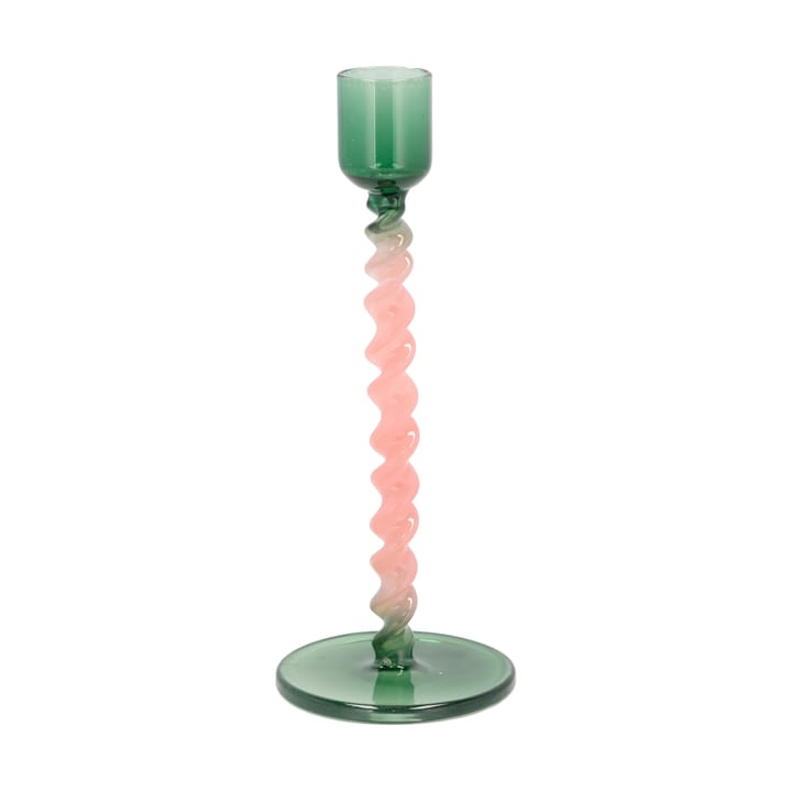 Castiçal Styles 16,3 cm - Green-pink - Villa Collection