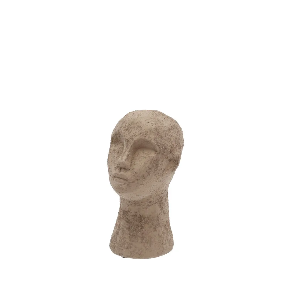 Decoração Head, Castanho cinzento, pequeno  Villa Collection