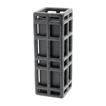 Lyng vaso 11x11x30 cm - Preto - Villa Collection