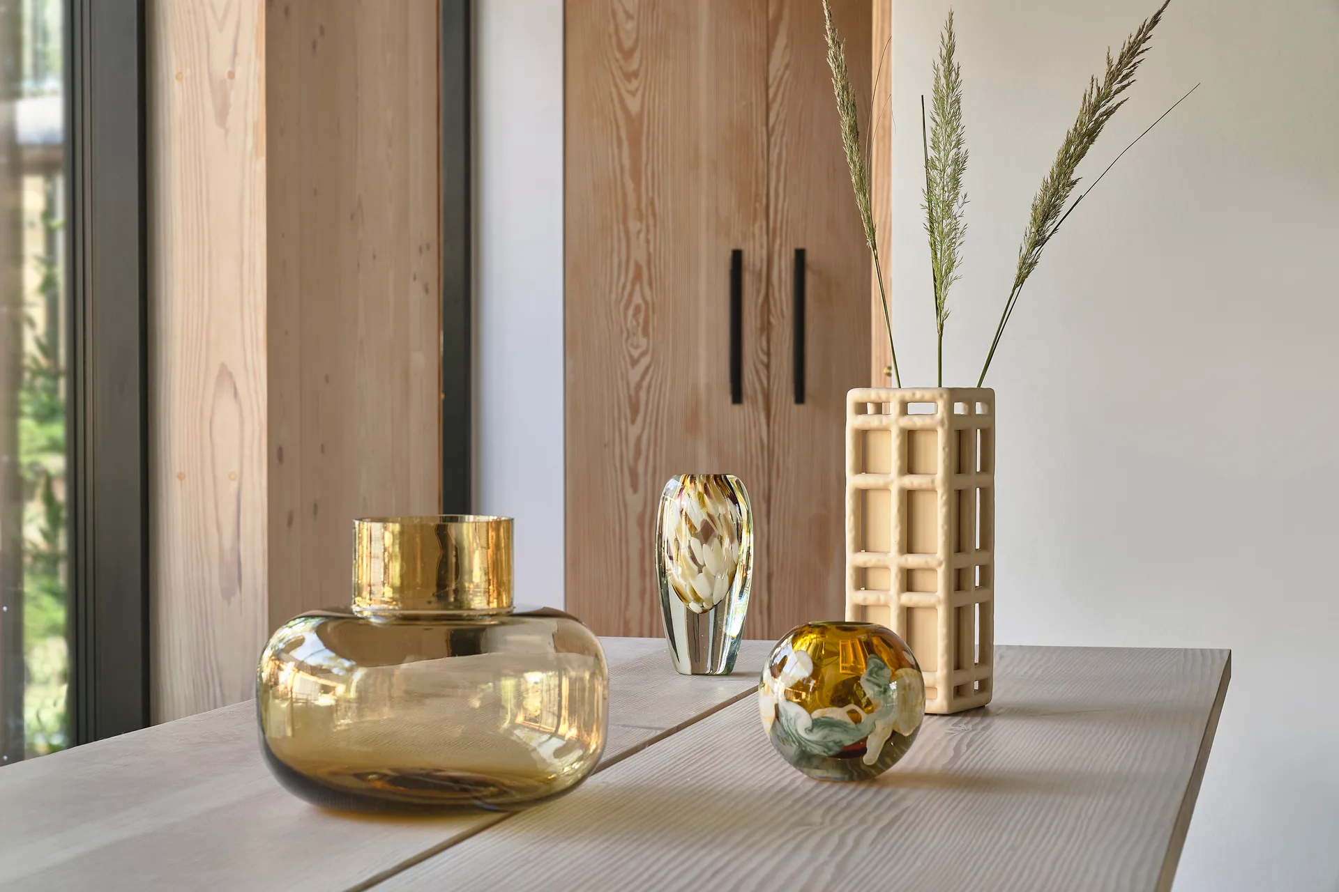 Lyng vaso 11x11x30 cm, Sand Villa Collection