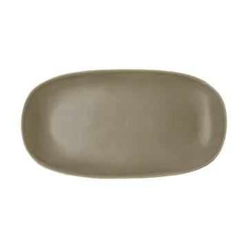 Shoku prato de servir 18x34 cm - Castanho quente - Villa Collection