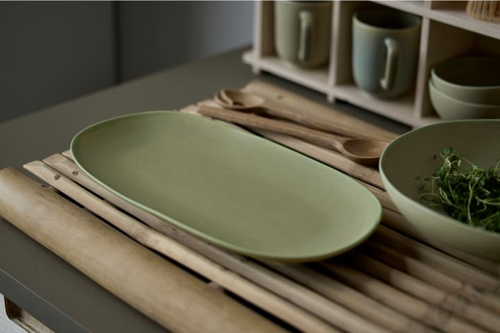 Shoku prato de servir 18x34 cm, Verde puro Villa Collection
