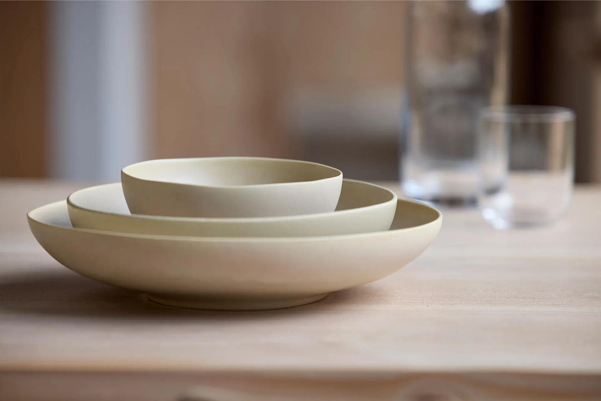 Shoku tigela Ø23 cm, Bege Villa Collection