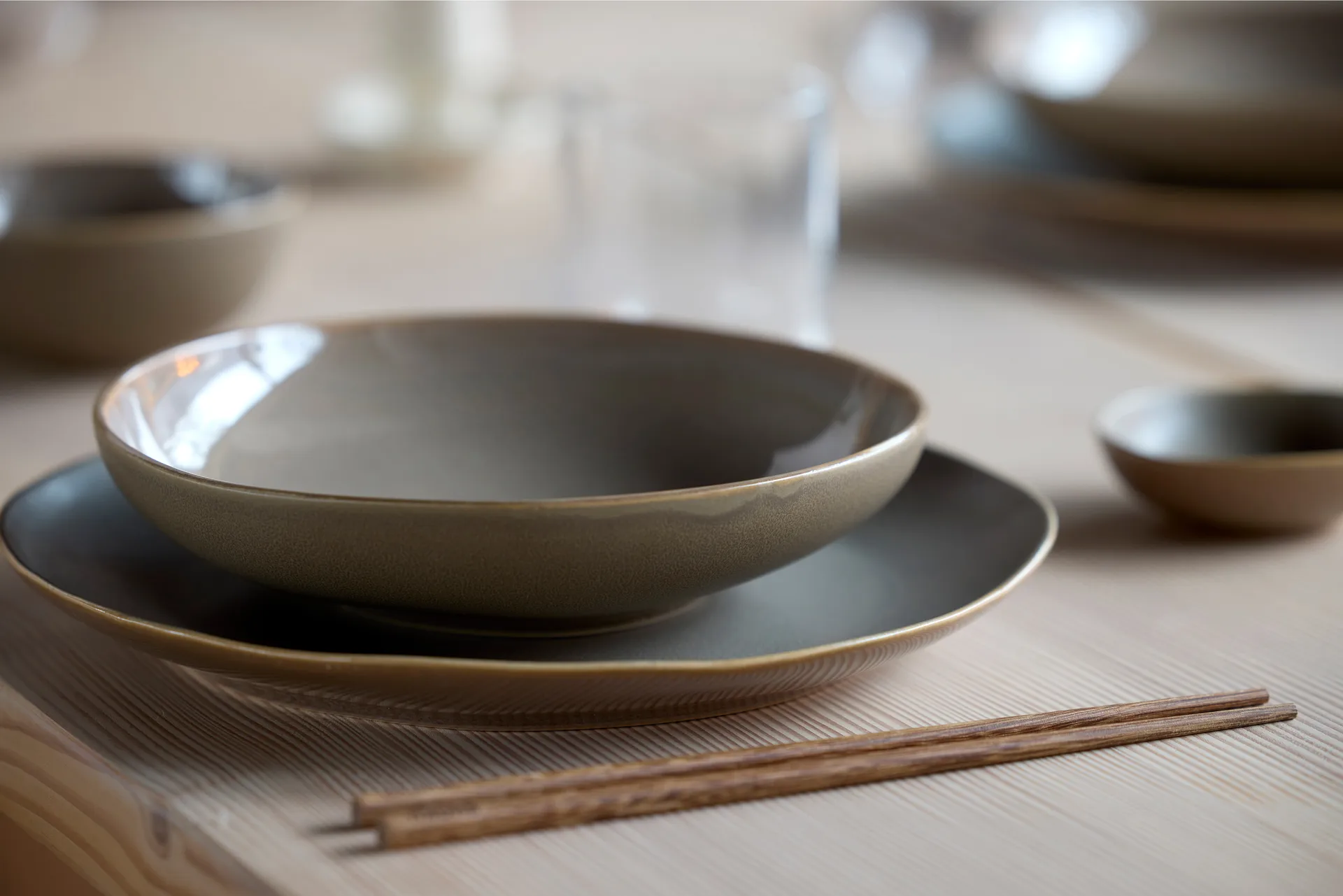 Shoku tigela Ø23 cm, Castanho quente Villa Collection