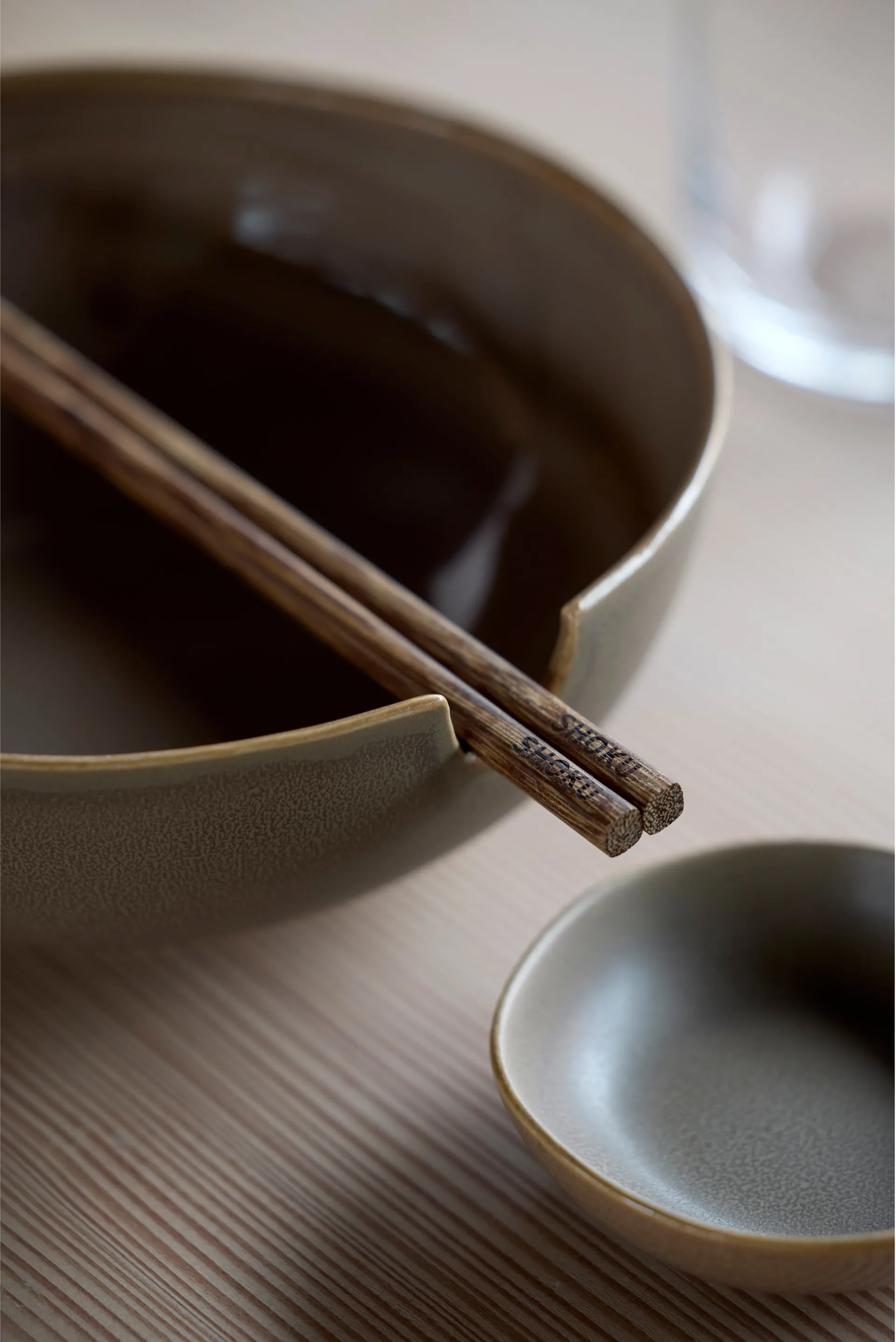 Shoku tigela de ramen Ø18,5 cm, Castanho quente Villa Collection