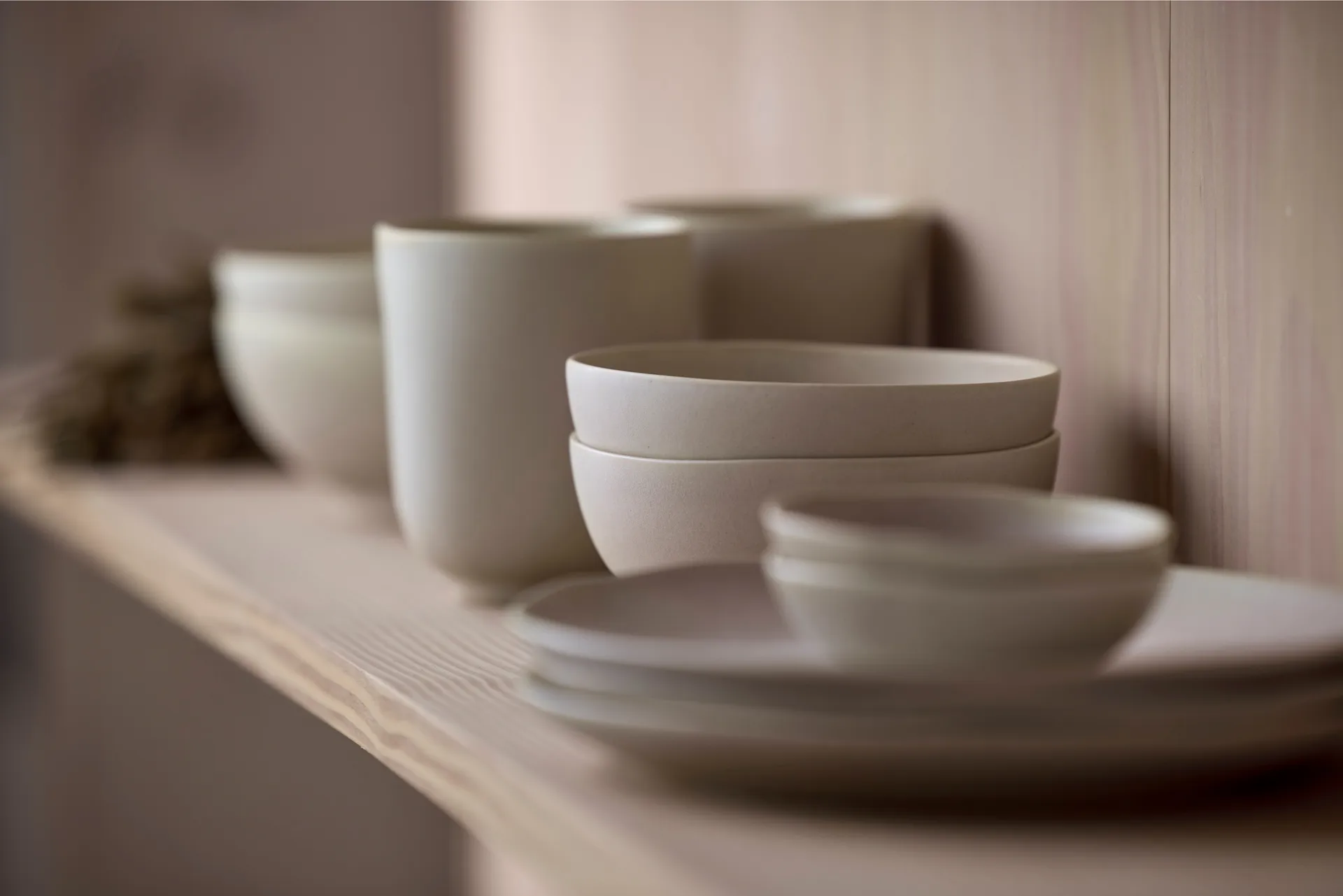 Shoku tigela de soja Ø9 cm, Bege Villa Collection